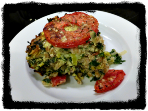 Three Greens Gratin Farro